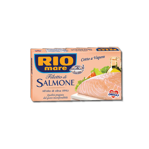 Alimentari Buonconsiglio RIO MARE FILETTO DI SALMONE ALL ' OLIO D'OLIVA