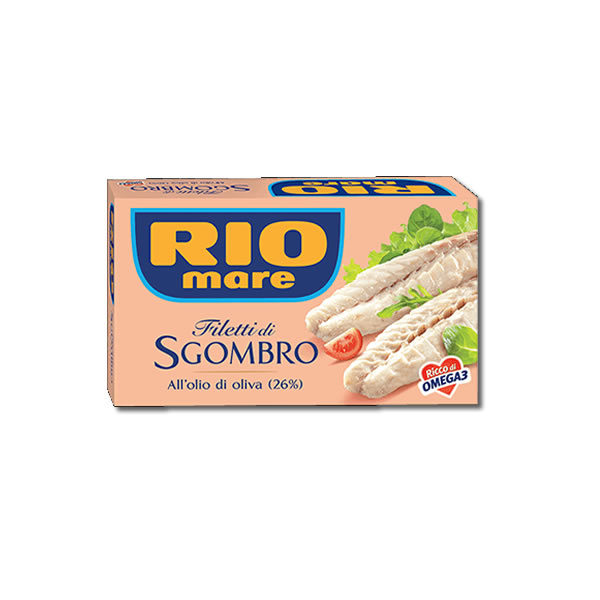 Alimentari Buonconsiglio RIO MARE FILETTO DI SGOMBRO ALL' OLIO D' OLIVA 125 GR