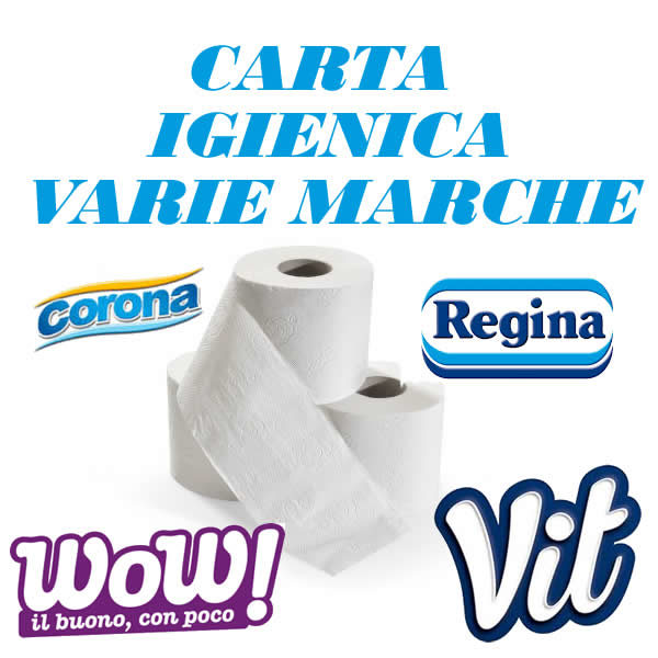 Carta Igienica Vari Tipi Alimentari Buonconsiglio