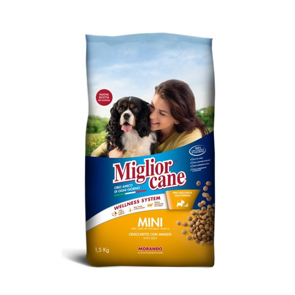 Alimentari Buonconsiglio MIGLIOR CANE MINI CROCCHETTE MANZO 1,5 KG